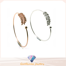 Brazalete de la pulsera para las mujeres de la moda de las mujeres de aleación de mano amante de la pulsera de la boda brazalete de brazalete